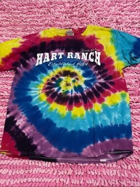 Hart Ranch Tie-Dye Short Sleeve Tee - Multicolor